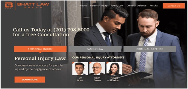 Top Lawyer Websites Have a Simple Interface best law firm websites