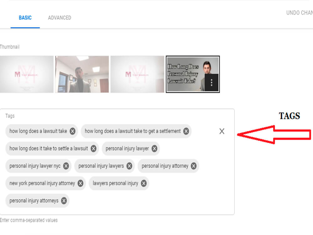 What Video Tags Should I Use? social media for law firms 
